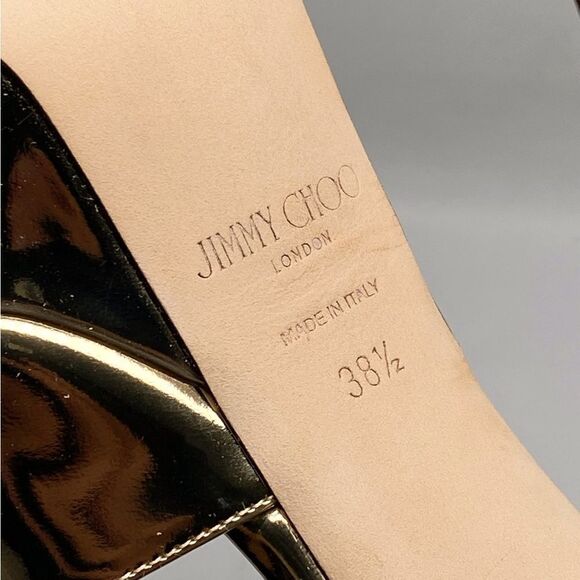 Jimmy Choo Saeda 125MM Platform Sandals size 38.5 - Picture 12 of 12